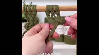 What you can do with three macrame ropes? Let me show you. To be continued.... #macrametutorial
