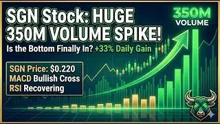 SGN Stock Analysis: Massive 350M Volume Spike! Is the Bottom In?