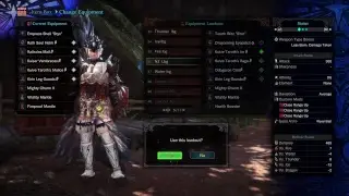 [MHW] My N2 ammo LBG build and Element Ammo (Thunder) LBG build