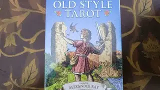 Unboxing and flip through of Old Style Tarot by Alexander Ray