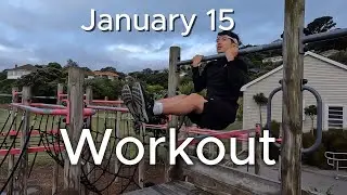 January 15 workout || 25 L sit pull up, 25 Dips, 30 Push ups || DR Abseiler