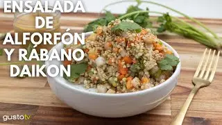 Ensalada de Alforf&oacute;n y R&aacute;bano Daikon