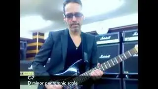 Footprints (minor blues guitar lesson)