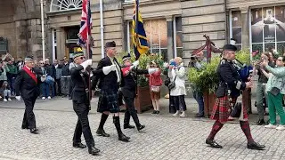 2025 Armed Forces Day flag raising Ceremony, Edinburgh Scotland #armedforcesday  #military #flag