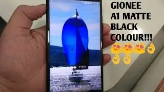 NEW GIONEE A1 IN MATTE BLACK COLOUR LOOKS OVERVIEW!!!