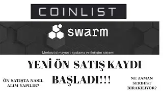 COİNLİST SWARM COİN &Ouml;N SATIŞ | &Ouml;N SATIŞ KAYDI NASIL YAPILIR | YETERLİLİK TESTİ | QUİZ CEVAPLARI