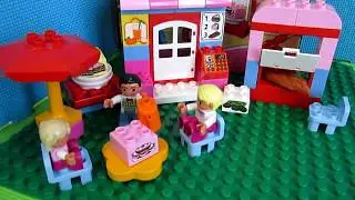Лего Дупло 10587 Кафе/Lego Duplo 10587 Cafe Unboxing