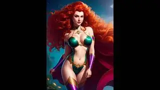 Princess Merida: Ai reimagined as a superheroine @Superheroines #disney #princess #aiart
