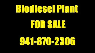 Biodiesel Processor Plant for Sale