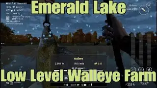 Fishing Planet Low Level Easy Guide - Emerald Lake Walleye Farm