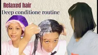 RELAXED HAIRCARE:Deep Condition Routine for hair growth / damaged hair repair.