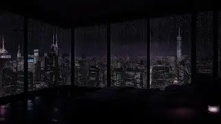 Ad-Free Rain Sounds for Sleeping 🌧️ | A Million-Dollar NYC Apartment
