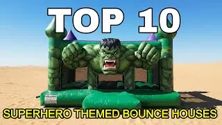 Top 10 Superhero Themed Bounce Houses according to AI