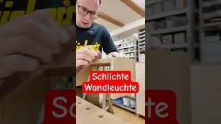 Wandleuchte schlicht & elegant #woodworking #lamp #interiordesign #design #schreiner #maker