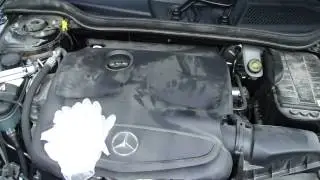 How to check and add oil Mercedes Benz CLA. Years 2013 to 2019.