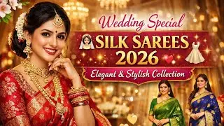 🌸 Wedding Special Silk Sarees 2026 👗 | Elegant & Stylish Silk Collection ✨