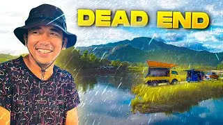 HEAVY RAIN DEAD END CAMPING | Van Life Random Spot Gaming