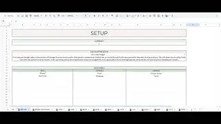 Monthly Budget TUTORIAL | Google Sheets
