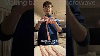 Cooking bacon in a microwave??🥓 #tastetest #bacon #cookingvlog #vlog #cooking #microwavemeals #food