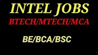 INTEL JOBS || BTECH JOBS || Mtech jobs//GPR TALKS