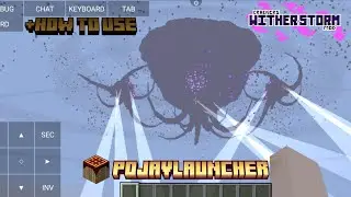 Crackers Wither Storm Mod In PojavLauncher Android Cellphone 2026 Gameplay And Showcase.