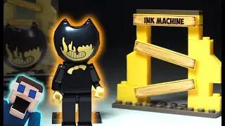 Bendy and the Ink Machine Ink Demon w/Doorway Set UNBOXING Lego BATIM