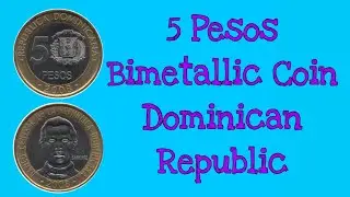 5 Pesos 2008 - Dominican Republic