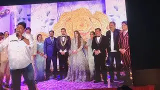 reception ceremony at palace ground Bangalore BZ Zameer Ahmed Khan daughter