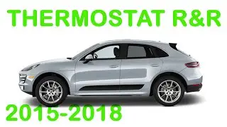 Замена термостата Porsche Macan своими руками (2015&ndash;2018) | Устранение перегрева и неисправности ...