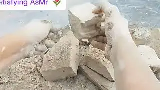 ASMR dry dirt crumbling soft smooth earthy satisfaction 