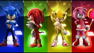 SONIC HEROS COFFIN DANCE AND TILES HOP 🪩🪄 BATTLE #coffindance #tileshop #sonic #battle