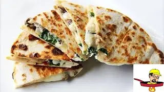 Spinach, Sundried Tomatoes & Mushroom Quesadillas
