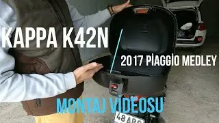 TOP CASE MONTAJI | PİAGGİO MEDLEY 150 Top Case Montajı #PİaggioMedley150 #TopCaseInstallation