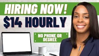 $14/hr Non Phone Work from Home Job Hiring Now