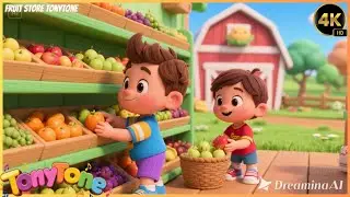 🎵New Fruit Shop Building Song 🍎🍌 | Fun Kids Song | Learn Fruits with Music