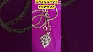 Impon om dollar chain#impon chain#pure impon chain#trending#chain design#chain collections#viral#