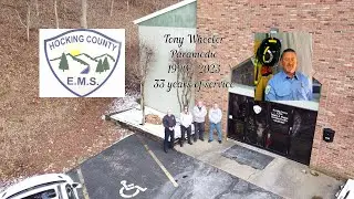 Tony Wheeler Paramedic Hocking County EMS retirement video February 2023 in 4k