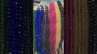 4 Lines Hydro Crystal Mala Can be used With Pendants Many Colors at Only ₹250 per piece #crystals