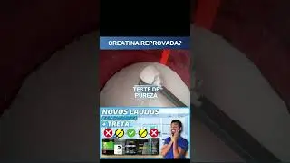 Creatinas REPROVADAS no LAUDO da ABENUTRI🚫😱 Laudos de #creatina da Abenutri ⭕ #suplemento ❌