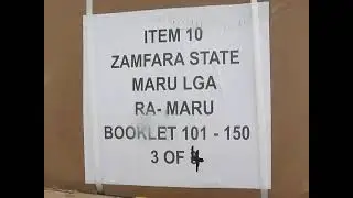 Flash back: Distribution of Sensitive Election Materials for 2019 Election in Zamfara State