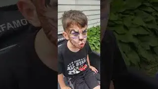 🎨 Werewolf face paint 🖌