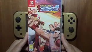Capcom Fighting Collection 2 (Game Card) Nintendo Switch LITE Hyrule Edition Gameplay