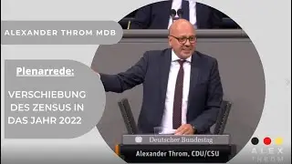 Plenarrede zum Zensus & zur &Auml;nderung des Aufenthaltsgesetzes