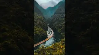 Floating Bridge of China #shorts  #floatingbridge  #china  #bridge  #viralbridge