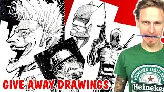 Drawing some Characters and giving them away at VIENNA COMICON!