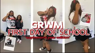 GRWM: FIRST DAY OF SCHOOL  *SOPHOMORE YEAR* | ootd, finding my classes, chitchat and more !!