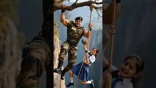 A Little Girl Was Hanging Over a Cliff&hellip; What This Indian Army Soldier Did Will Make You Cry 😭🇮🇳&rdquo; #ai