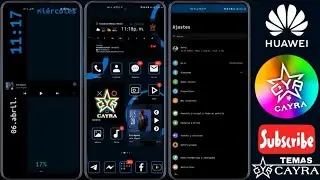 Plavus Pro Dark Tema_Theme | Huawei EMUI 11_12_HarmonyOS | CYA TEMAS