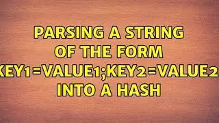 Parsing a string of the form 
