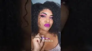 PURPLE LIPSTICK #shorts #purple #makeuptutorial